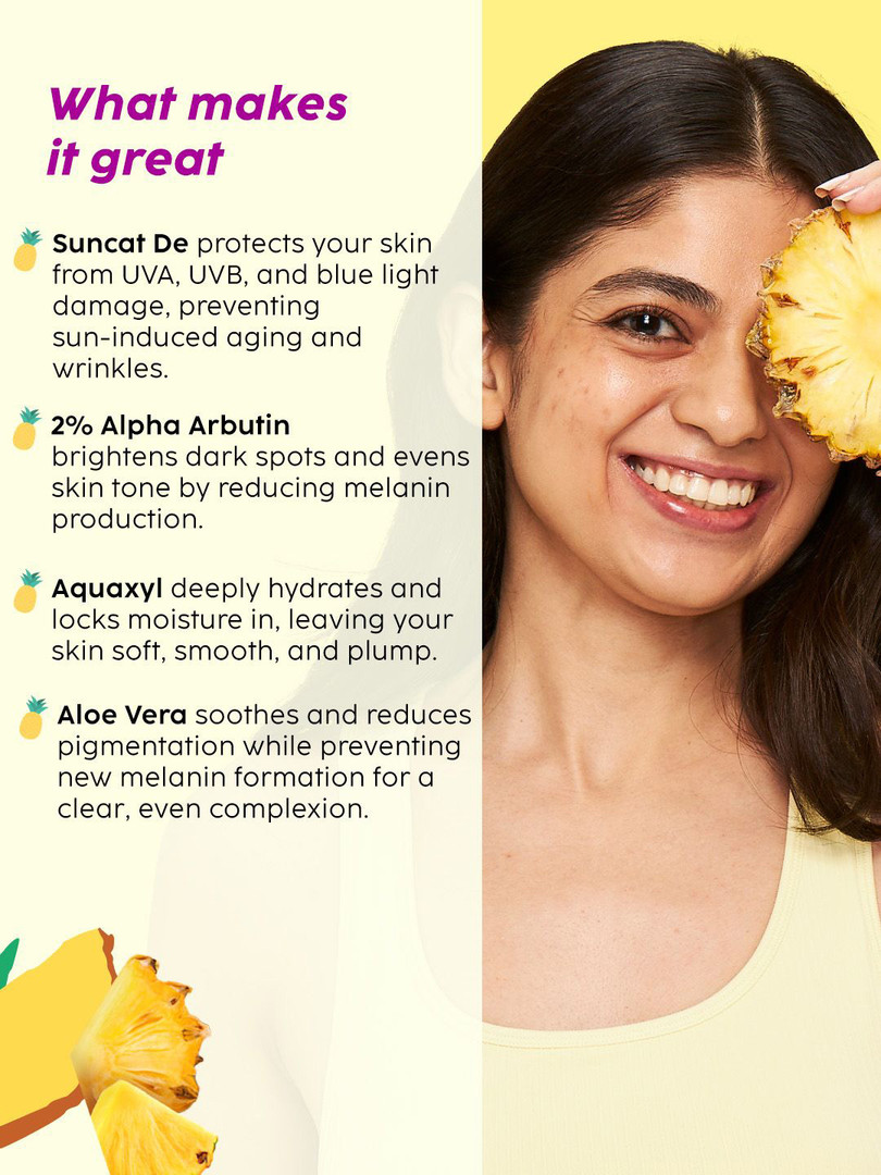 PLIX THE PLANT FIX PLIX Pineapple Depigmentation Sunscreen SPF 50 PA++++ - 50 g